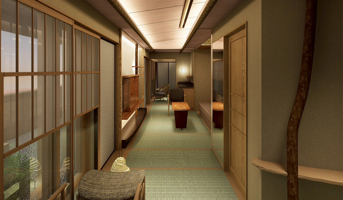 全面バリアフリー露天風呂付きスイートルーム［鳳蘭花の間］