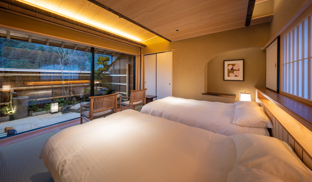 全面バリアフリー露天風呂付きスイートルーム［鳳蘭花の間］